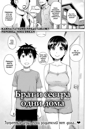 Брат и сестра одни дома (Sibling Home)