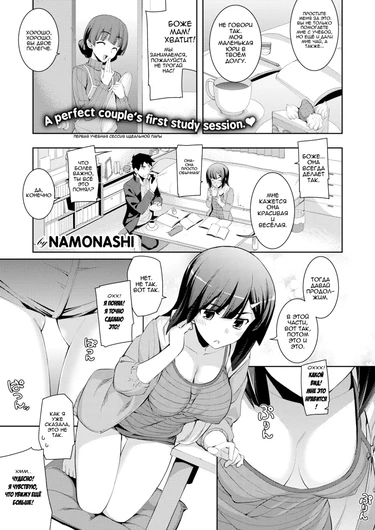 Первая учебная сессия идеальной пары. (A perfect couple's first study session.)